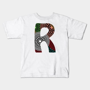 R Aboriginal Art Kids T-Shirt